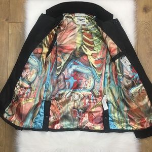 Marc Ecko Cut & Sew Black Jacket Mens Small